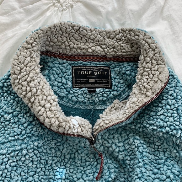 True Grit Frosty Tip Quarter Zip Pullover - Picture 2 of 3